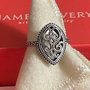 James Avery Marquise beaded Ring